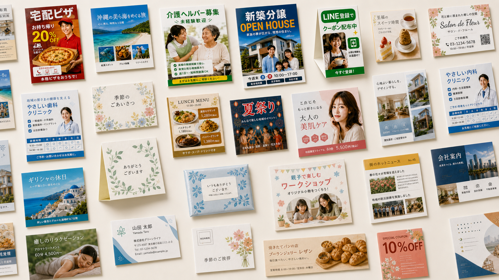背景｜印刷物コラージュ・透明度88%